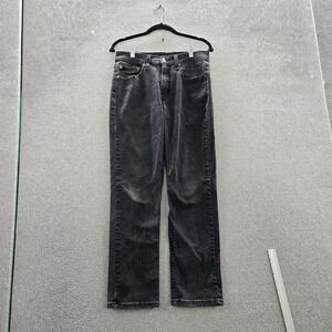 Levi's 514 Men Jeans 31X30 Black Denim Straight Fit Twill